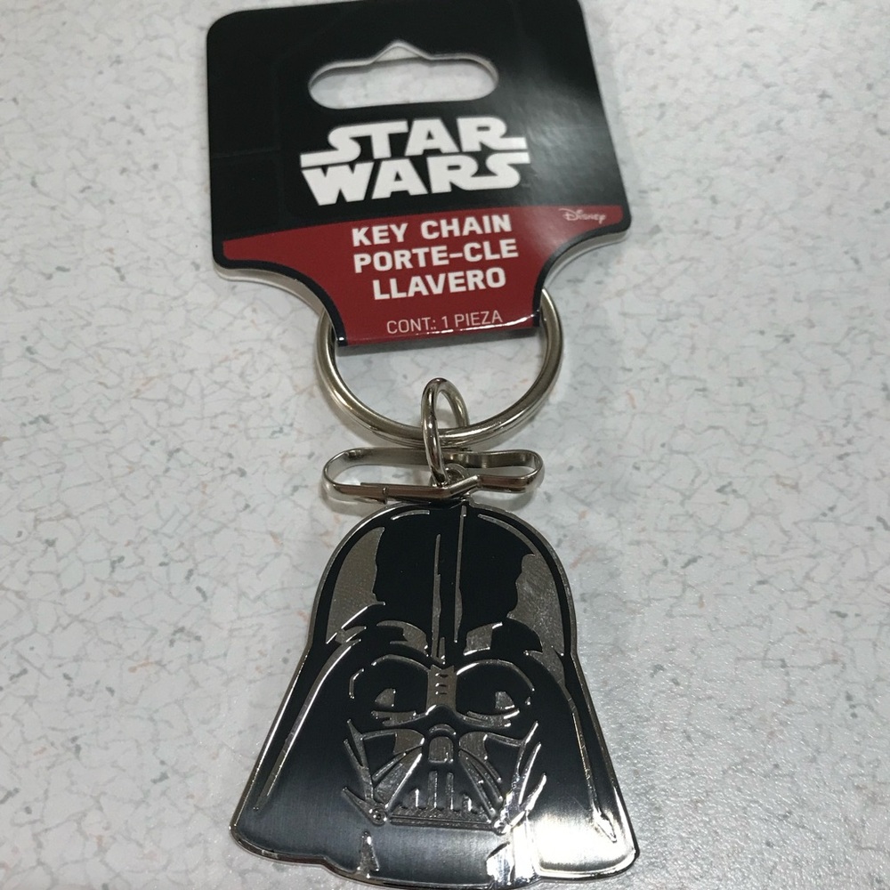 2012 Lucasfilm Star Wars Keychain Bag Charm Darth Vader Metal NWT bag charm